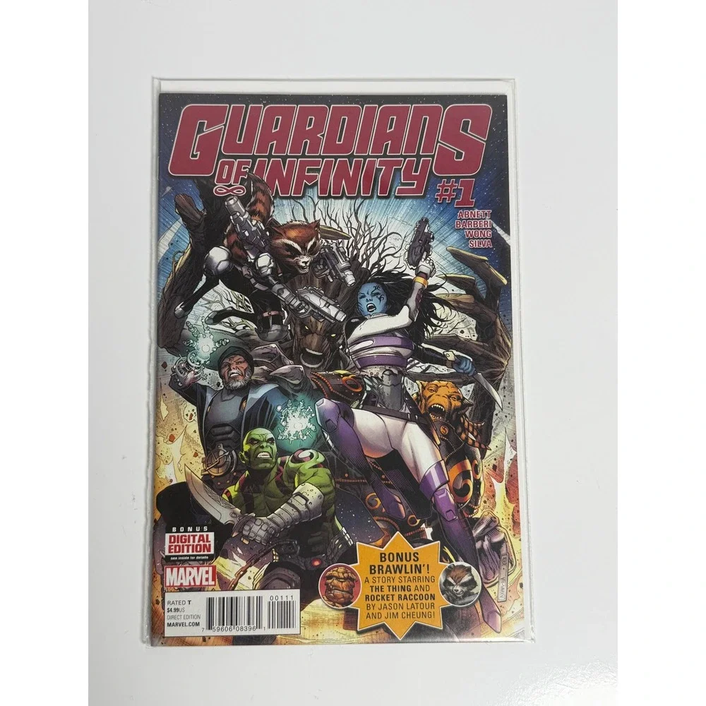 Guardians of Infinity #1 Marvel Comic 2016 Jim Cheung Cover Rocket Raccoon Groot